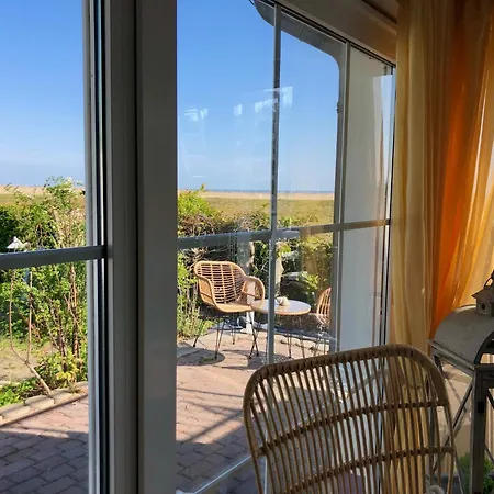 Sonniges Strandhaus Mit Wasserblick Am Haff Mit 2 Schlafzimmern Fuer 4 Pers Monkebude